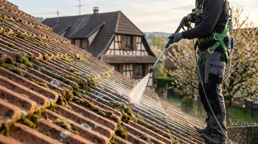 Quand appliquer un anti-mousse sur sa toiture pour une efficacité maximale ?