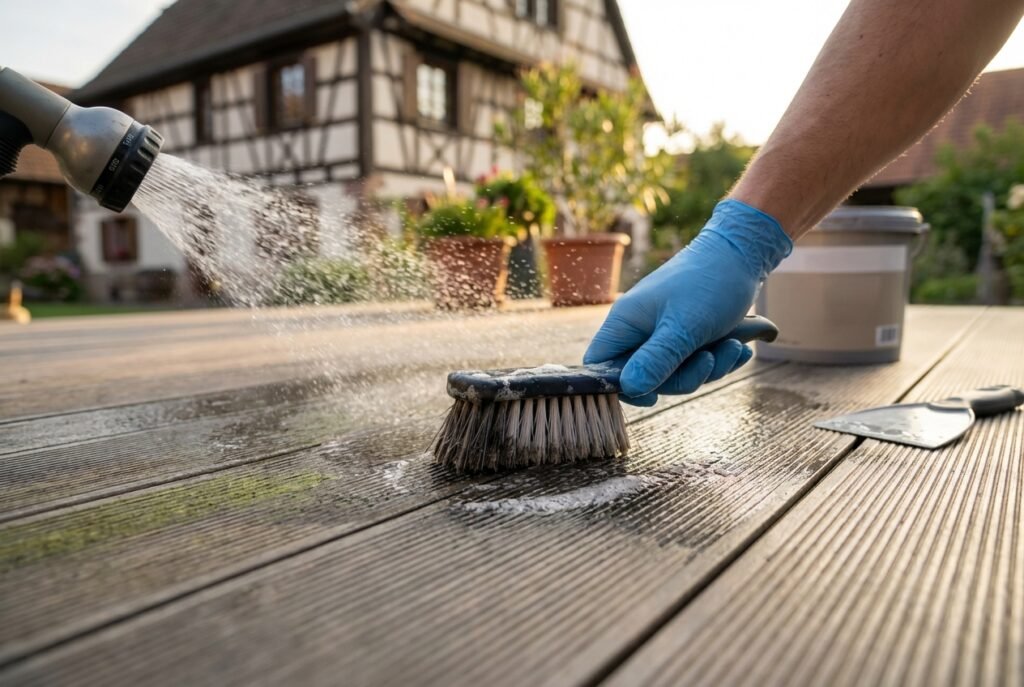 Entretien terrasse composite : le guide pour ne pas l’abîmer